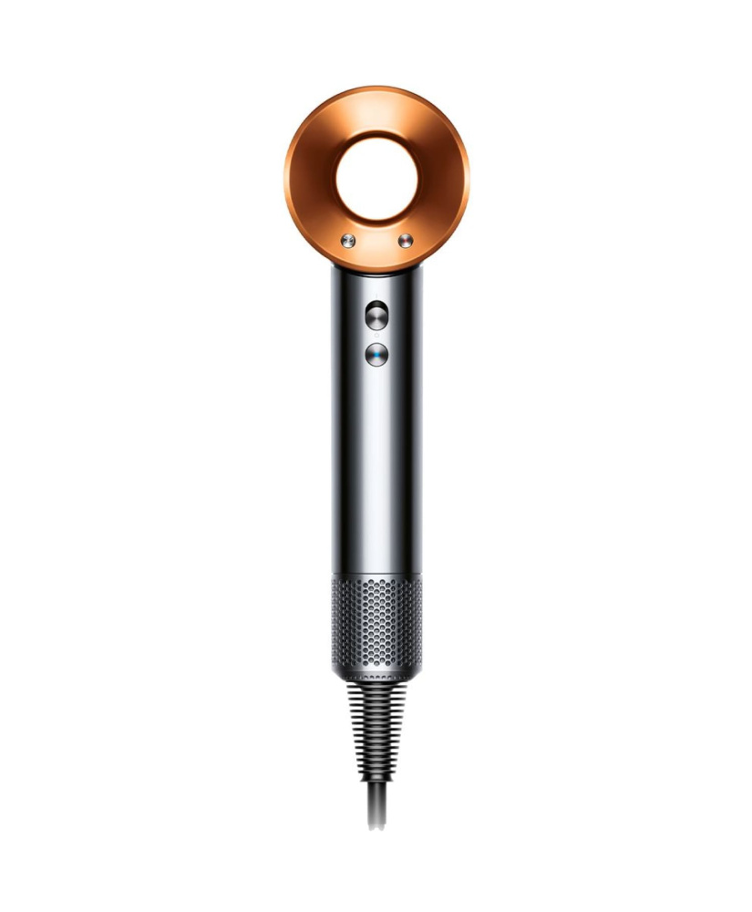 Фото Фен Dyson Supersonic HD07, Nickel/Copper На фото изображено Фен Dyson Supersonic HD07, Nickel/Copper
