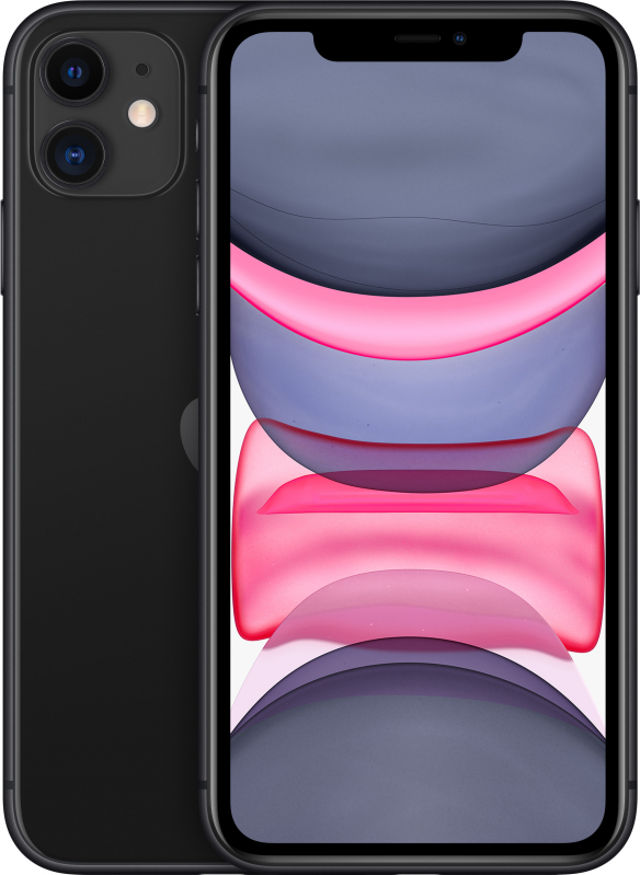 Фото Apple iPhone 11, 128 ГБ, Черный На фото изображено Apple iPhone 11, 128 ГБ, Черный