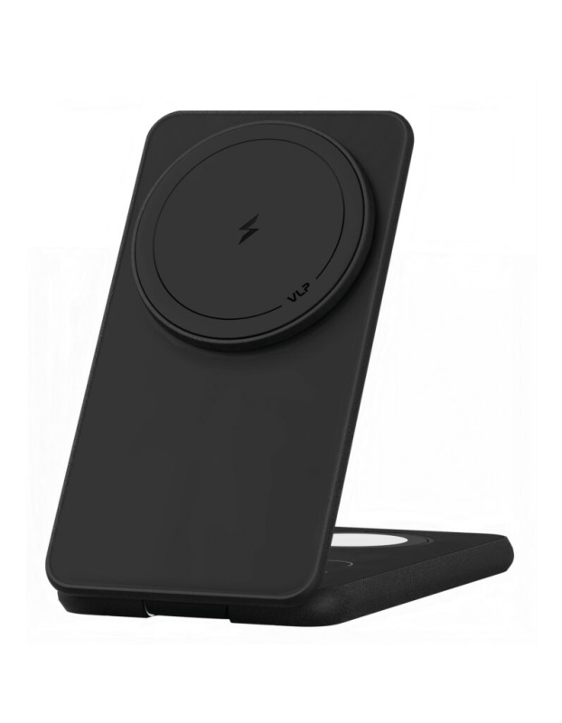 Фото Беспроводное зарядное устройство VLP Alum Power Pro, черный титан Фото Беспроводное зарядное устройство VLP Alum Power Pro, черный титан