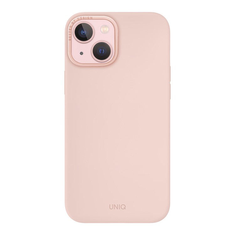 Фото Чехол Uniq для iPhone 15 LINO Magsafe, розовый Фото Чехол Uniq для iPhone 15 LINO Magsafe, розовый