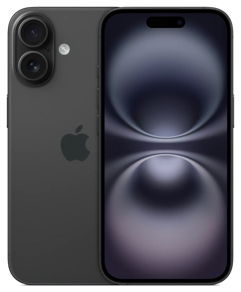 Фото Apple iPhone 16, 512 ГБ, Чёрный На фото изображено Apple iPhone 16, 512 ГБ, Чёрный