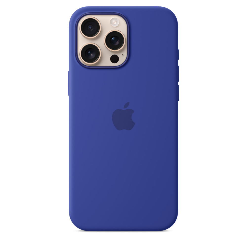 Фото Чехол Apple для iPhone 16 Pro Max Silicone with MagSafe, ультрамарин Фото Чехол Apple для iPhone 16 Pro Max Silicone with MagSafe, ультрамарин